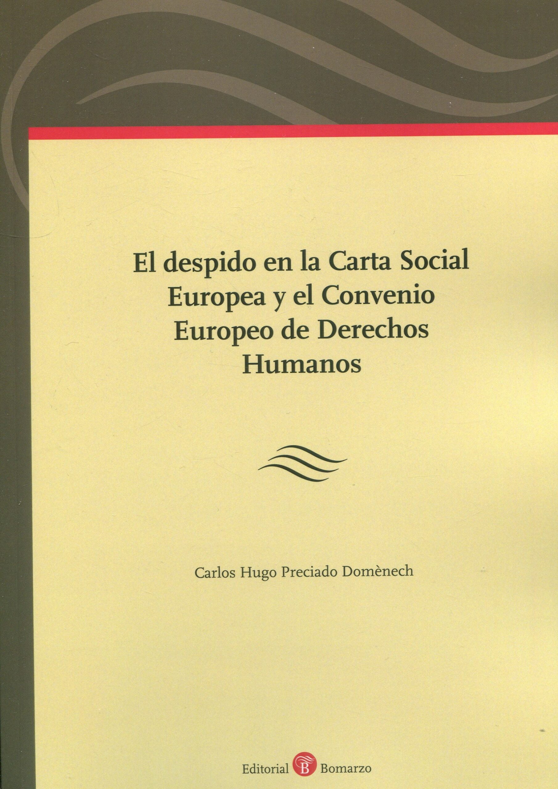 Despido en Carta Social Europea y el Convenio Europeo de Derechos Humanos 9788419574114