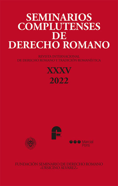 Seminarios Complutenses de Derecho Romano XXXV 2022