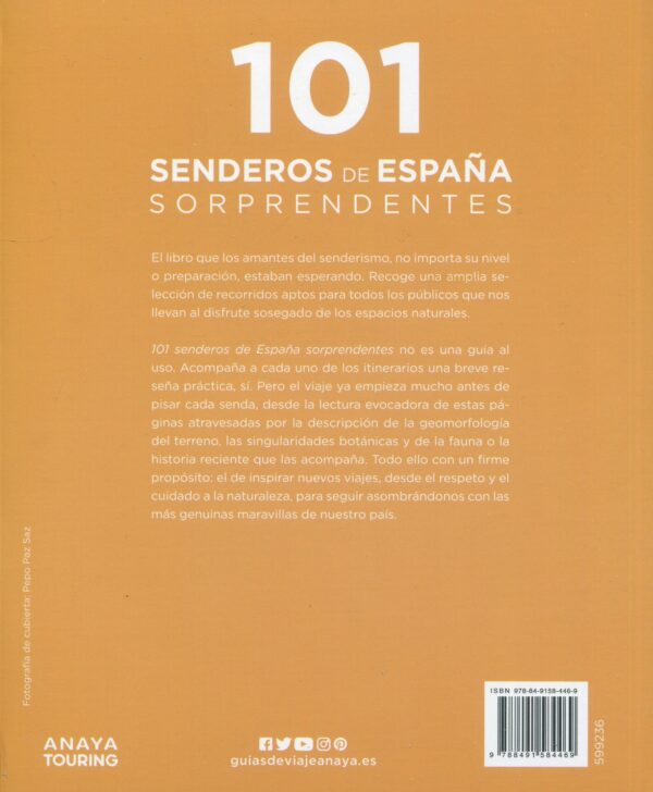 101 Senderos de España sorprendentes 9788491584469