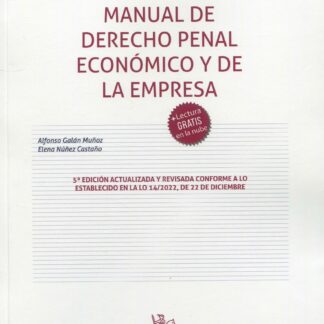Manual de Derecho penal económico y de la empresa