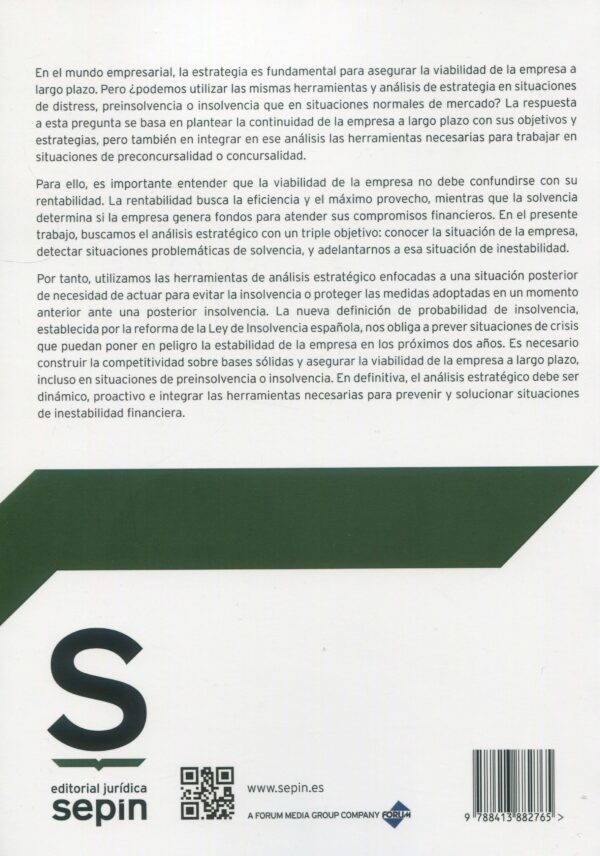 Análisis estratégico empresa reestructuración 9788413882765