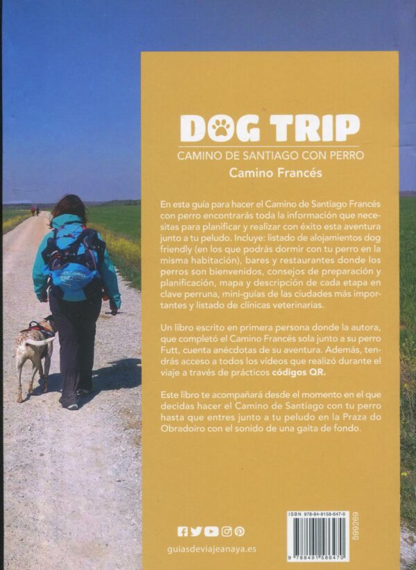 Dog trip. Camino de Santiago con perro (Camino francés) 9788491586470 -