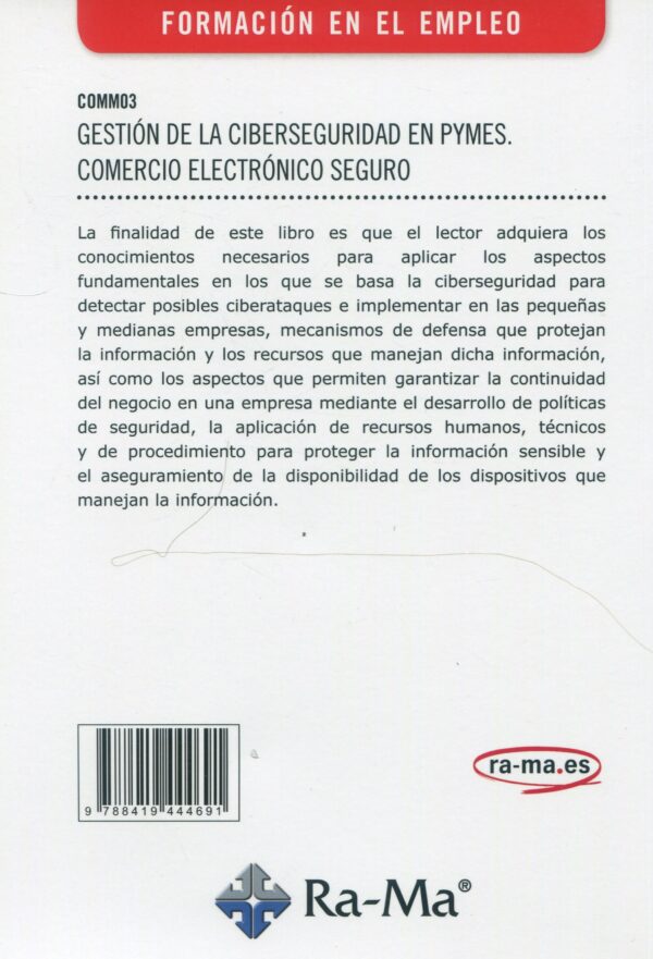 Gestión de la ciberseguridad en pymes 9788419444691