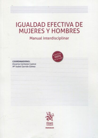 Igualdad efectiva de mujeres y hombres. Manual interdisciplinar