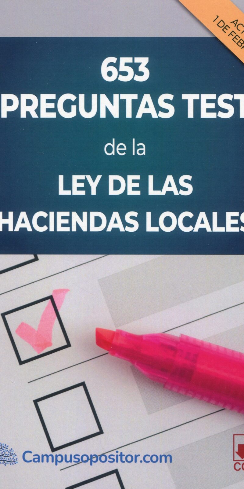 653 Preguntas test de Ley de Haciendas Locales 9788413598079