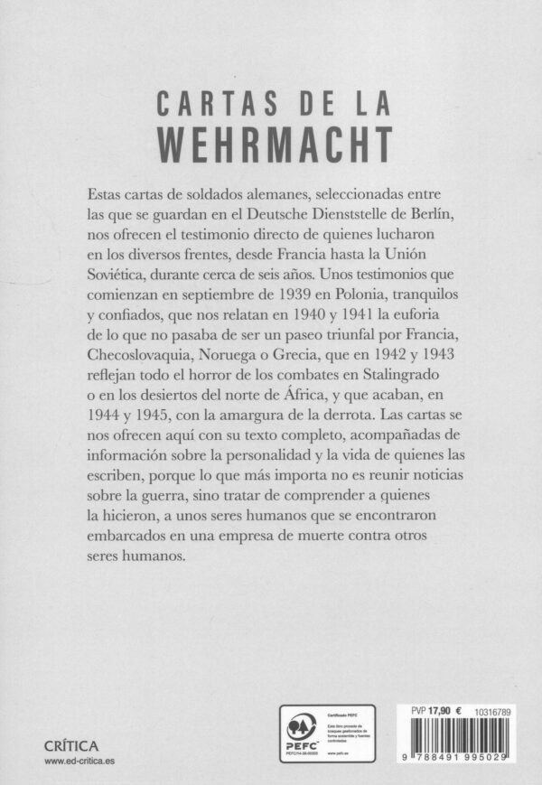 Cartas de Wehrmacht 9788491995029