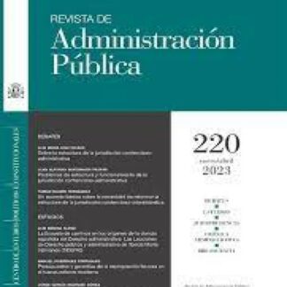 Revista de administración pública 220 Enero/abril 2023