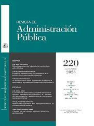 Revista de administración pública 220 Enero/abril 2023