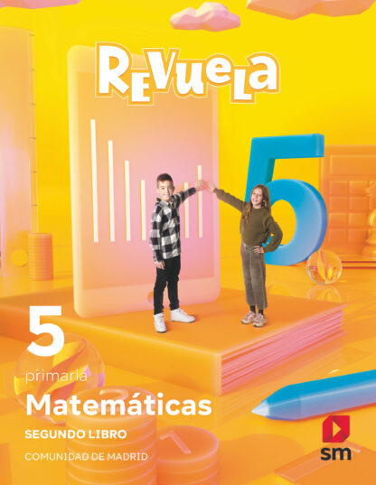 Matemáticas. Trimestres temáticos. 5 Primaria. Revuela. Comunidad de Madrid