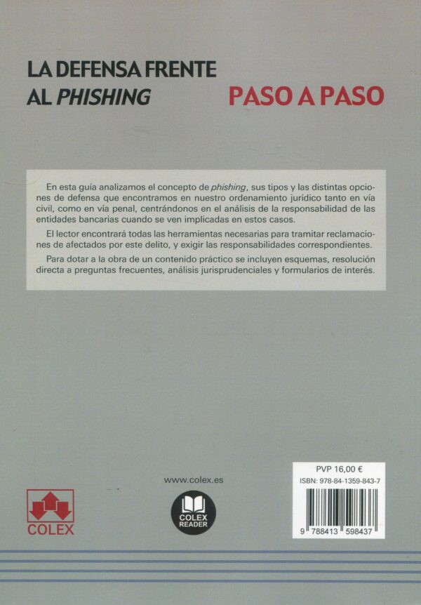 Defensa frente al phishing Paso a paso 9788413598437