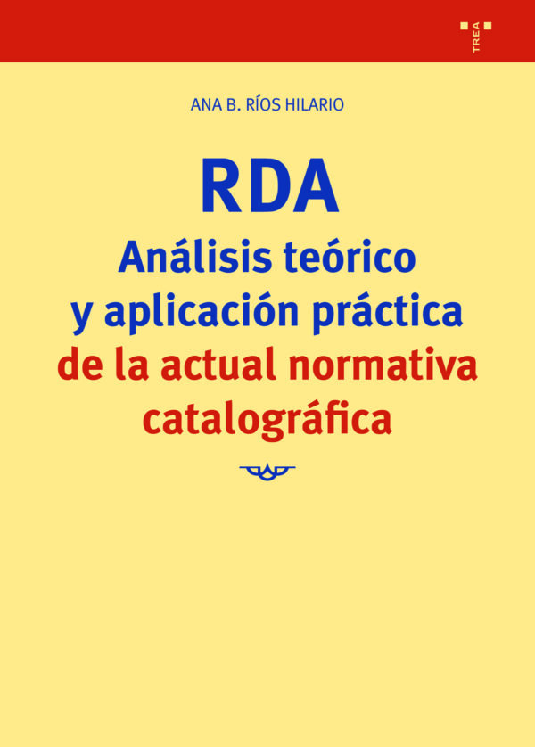 RDA Análisis teórico / 9788418105210 / A.B. RÍOS HILARIO