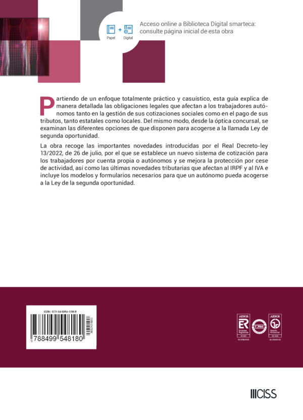 Guía práctica trabajador autónomo 9788499548180