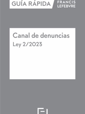 Canal de denuncias. Ley 2/2023