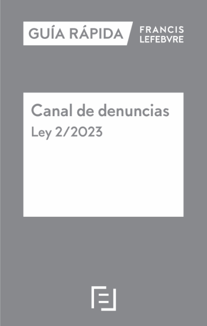 Canal de denuncias. Ley 2/2023