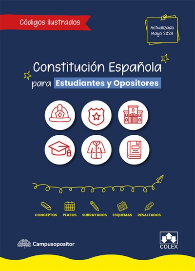 Constitución española para estudiantes y opositores