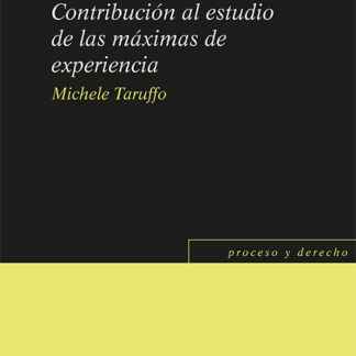 Contribución al estudio de las máximas de experiencia