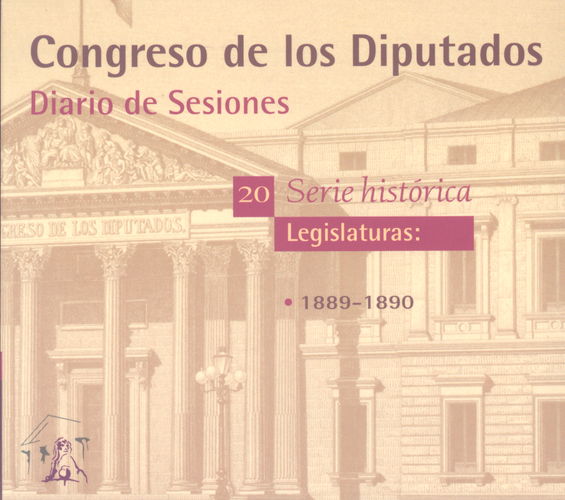 Diario de Sesiones, Legislaturas 1889-1890 DVD Nº 20