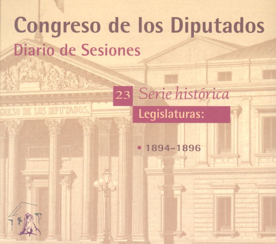 Diario de Sesiones Legislaturas 1894-1896 DVD Nº 23