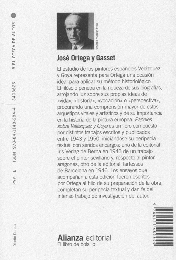 Papeles sobre Velázquez y Goya 9788411482844