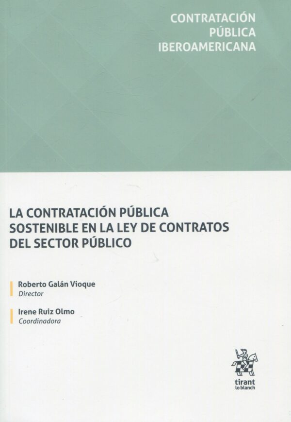 Contratación pública sostenible Ley de Contratos Sector Público 9788411478038