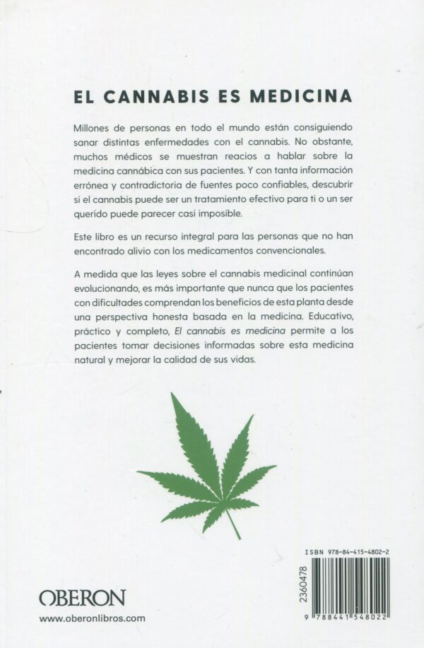 Cannabis es medicina 9788441548022