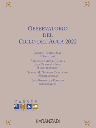 Observatorio del ciclo del agua 2022