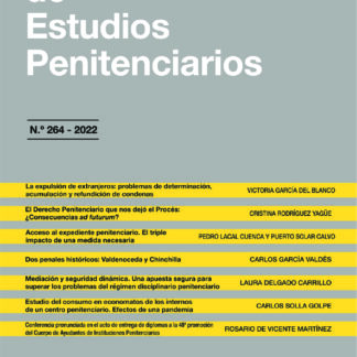 Revista de estudios penitenciarias, nº 264 - 2022
