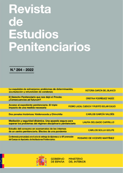 Revista de estudios penitenciarias, nº 264 - 2022