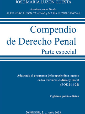 Compendio de Derecho Penal. Parte Especial