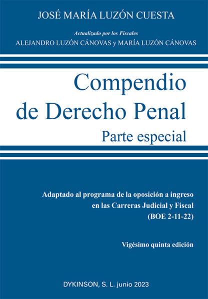 Compendio de Derecho Penal. Parte Especial