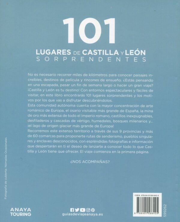 101 lugares de Castilla y León sorprendentes 97884915864