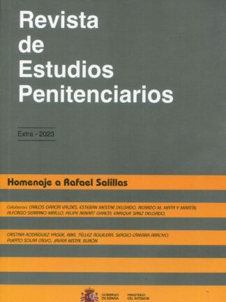 Revista de estudios penitenciarios. Extra 2023 Homenaje a Rafael Salillas