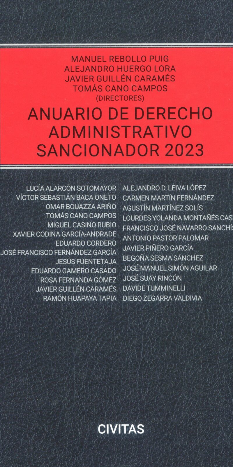 Anuario de derecho administrativo sancionador 2023 9788411259774