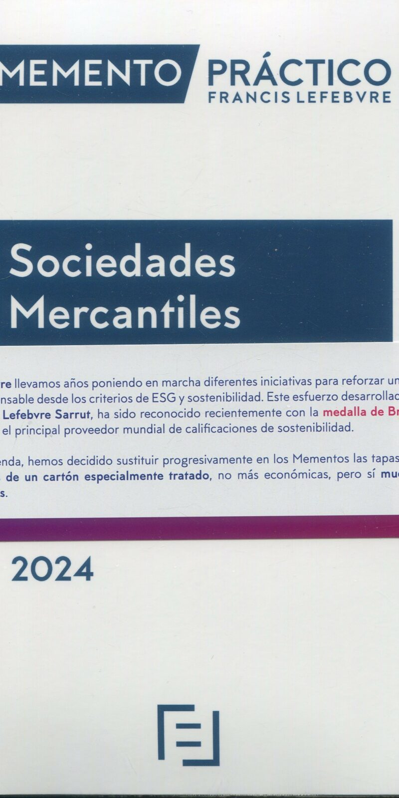 MEMENTO SOCIEDADES MERCANTILES 2024 -9788419573926