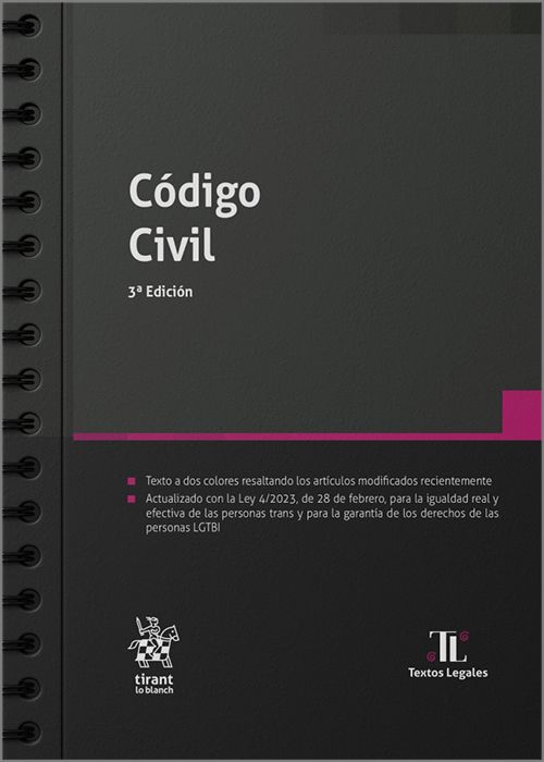 Código Civil 2023 con anillas