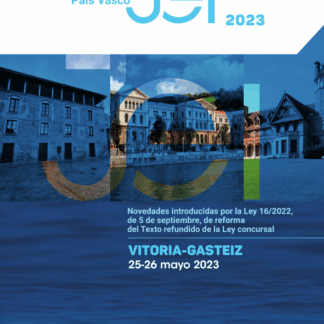 Jornadas. Vitoria-Gasteiz (25-26 Mayo 2023). Estudios de la insolvencia del País Vasco