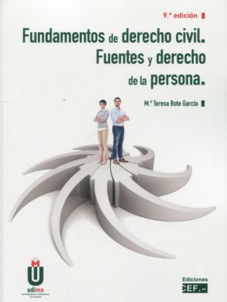 Fundamentos de derecho civil. Fuentes y derecho de la persona 2023
