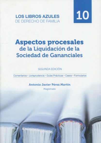 Aspectos procesales de la liquidación de la sociedad de gananciales 2023. Libros azules de derecho de familia. Número 10