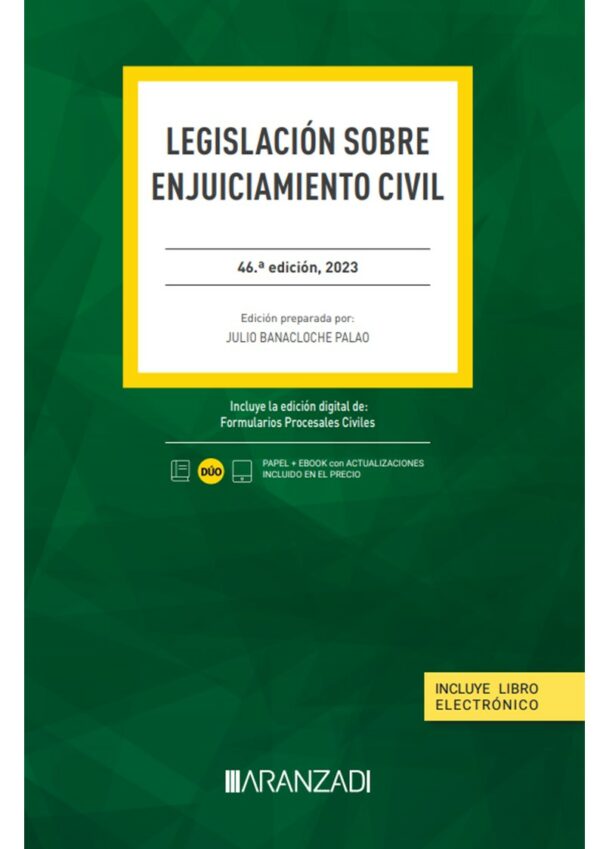 Legislación sobre Enjuiciamiento Civil 2023