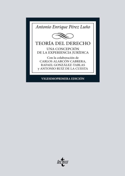 Teoría del Derecho. Una concepción de la experiencia jurídica