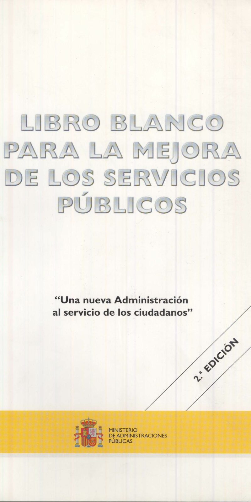 Libro blanco mejora servicios públicos / 9788487366772