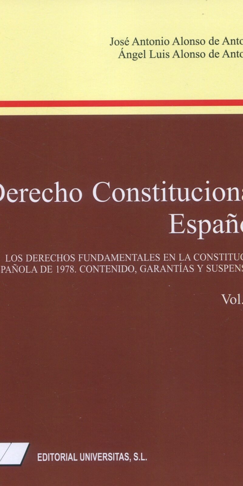 Derecho constitucional español (III) 9788479916107