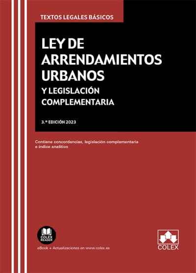 ley de arrendamientos urbanos colex Autor: Editorial Colex, S.L.