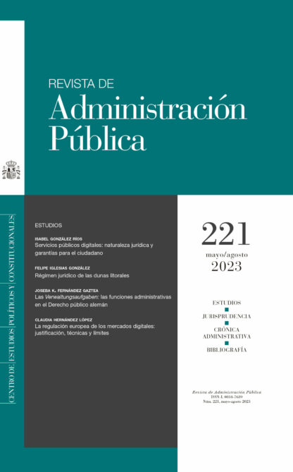 Revista de Administración Pública 221 Mayo/agosto 2023