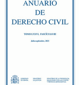 Anuario de derecho Civil Tomo LXXVI/III, Julio-Septiembre MMXXIII