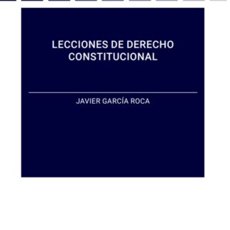 Lecciones de derecho constitucional