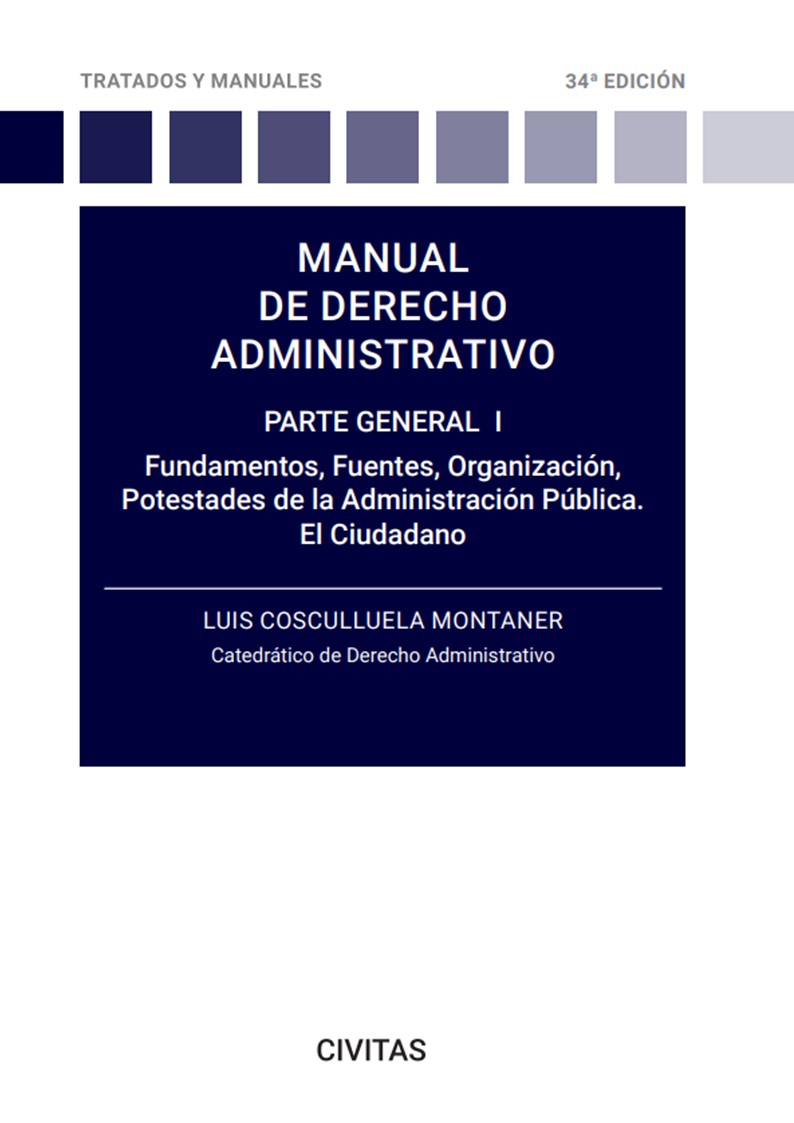 Manual de Derecho administrativo 01/ 9788411259750