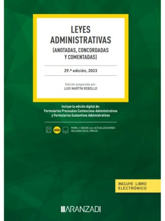 Leyes administrativas 2023 (Anotadas, concordadas y comentadas)