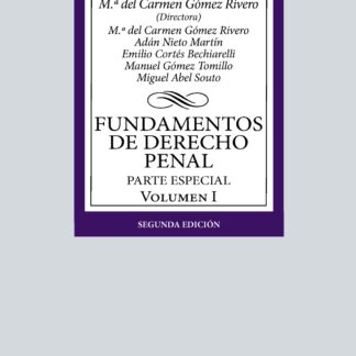 Fundamentos de Derecho Penal Volumen I. Parte especial