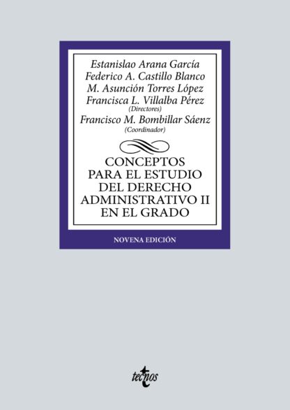 Conceptos para el estudio del Derecho administrativo II en el grado